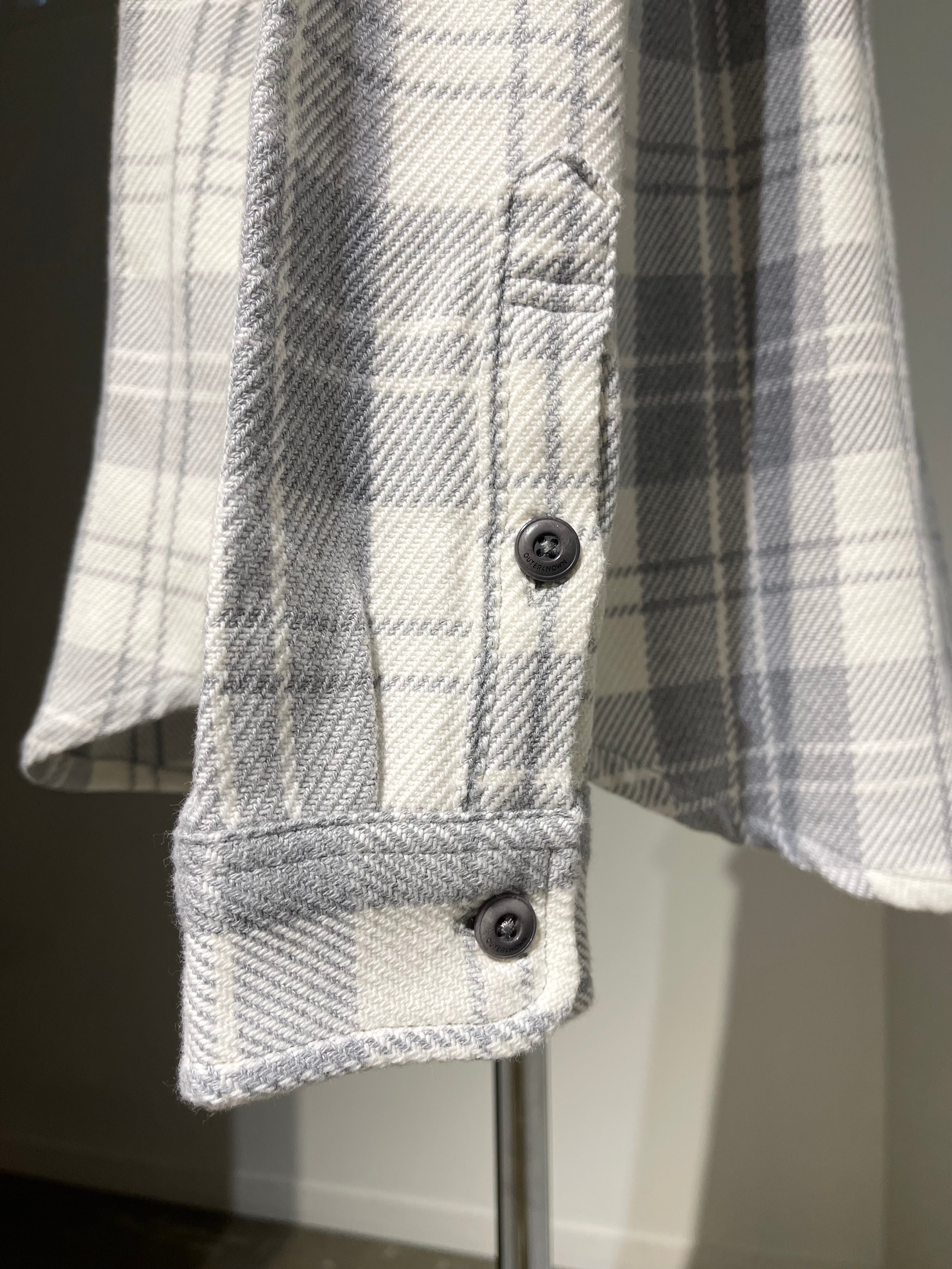 OUTERKNOWN BLANKET SHIRT(L.GRAY)