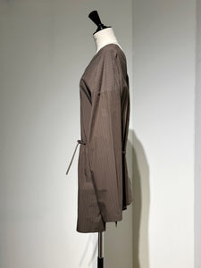 AMOMENTO STRIPE SHIRTS DRESS