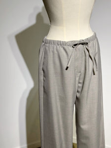 AMOMENTO WOOL BANDING PANTS