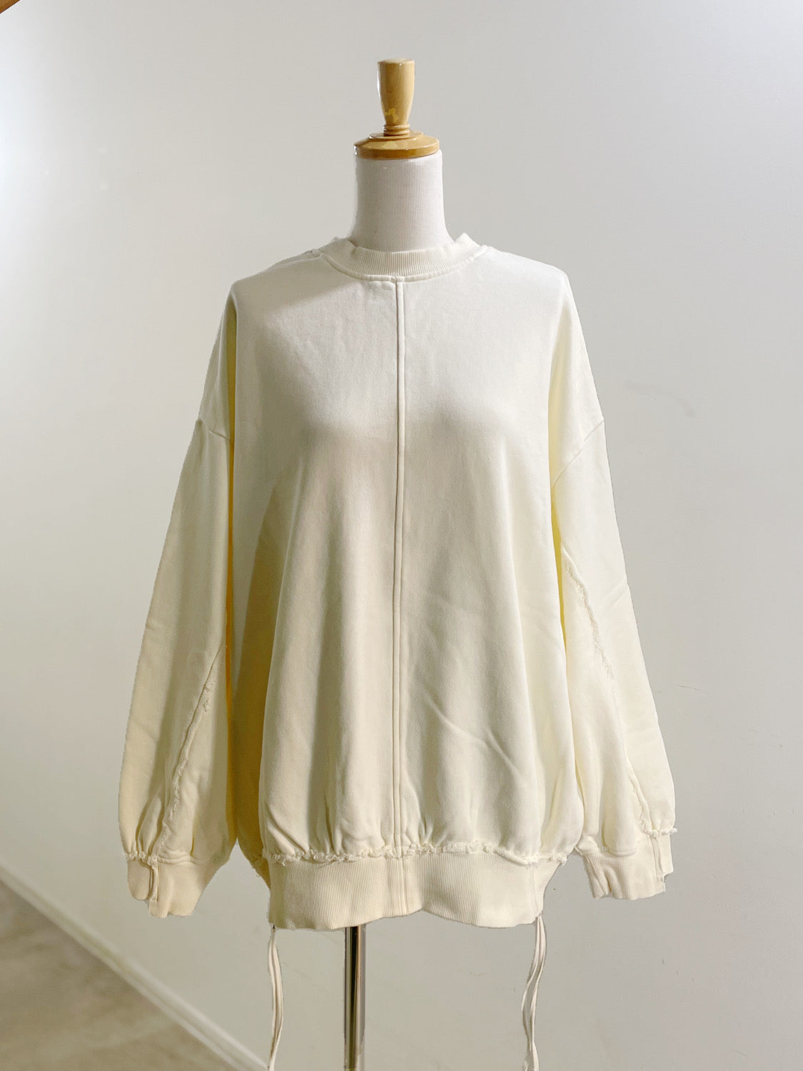 MAISONSPECIAL Multiway Zip Oversized Sweatshirt