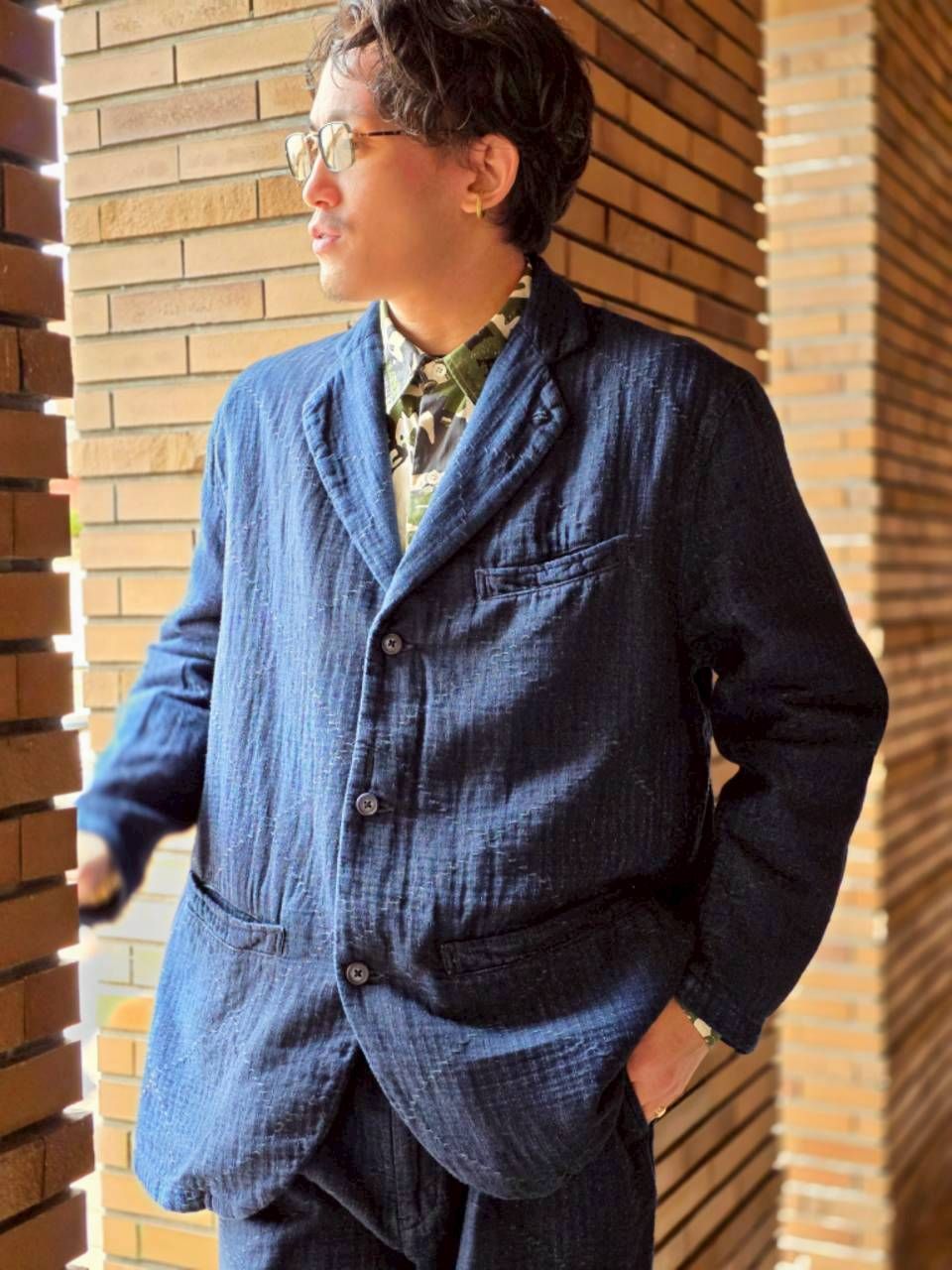 Porter Classic SEA ISLAND SASHIKO CLEMENCEAU JACKET WATCH CHAIN ITEM (LIMITED)
