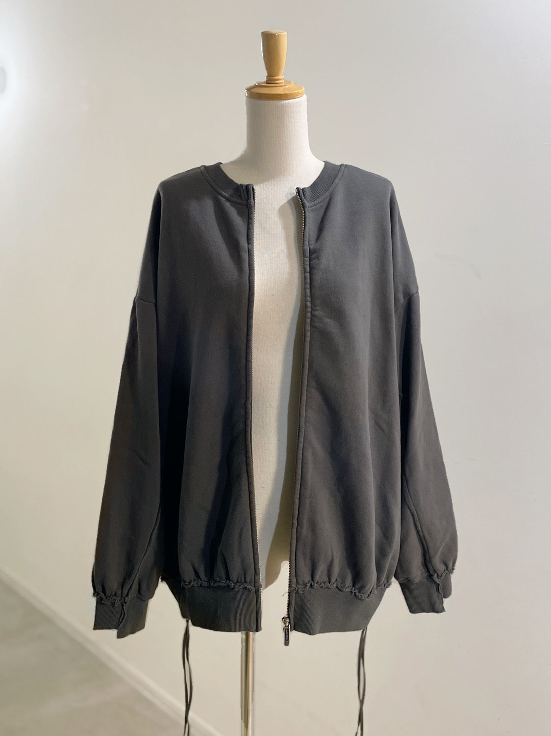 MAISONSPECIAL Multiway Zip Oversized Sweatshirt