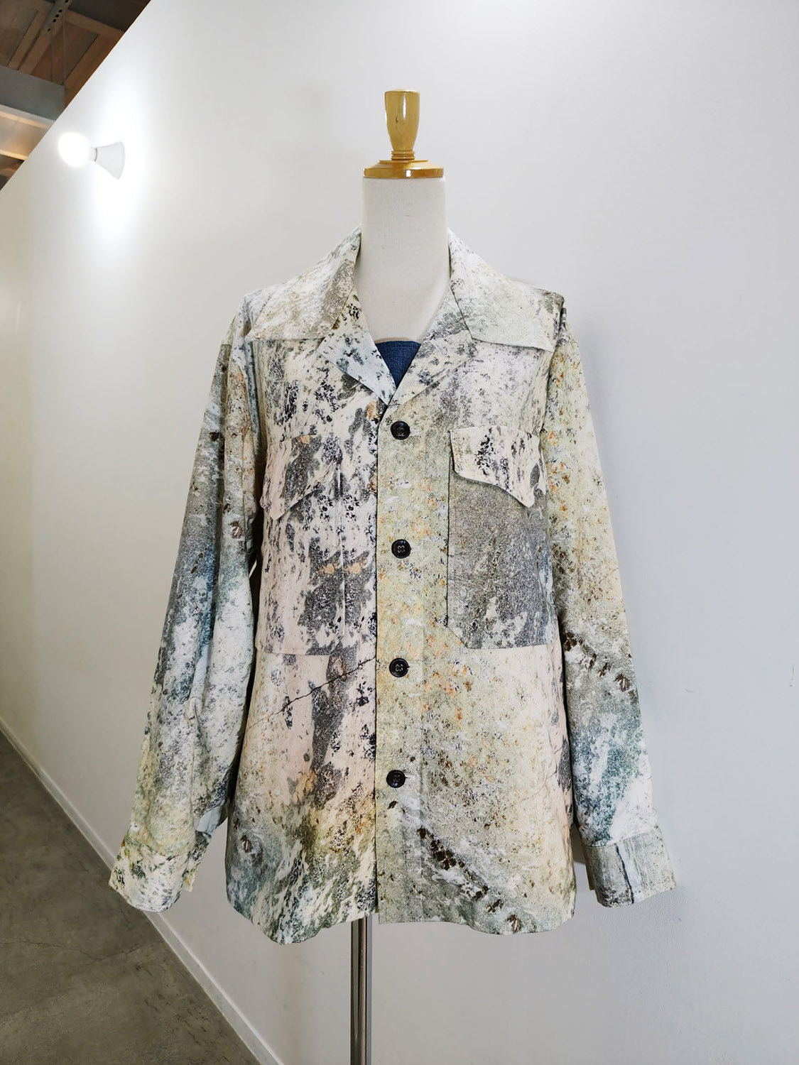TANAKA DOUBLE POCKET SHIRT (MARBLE)