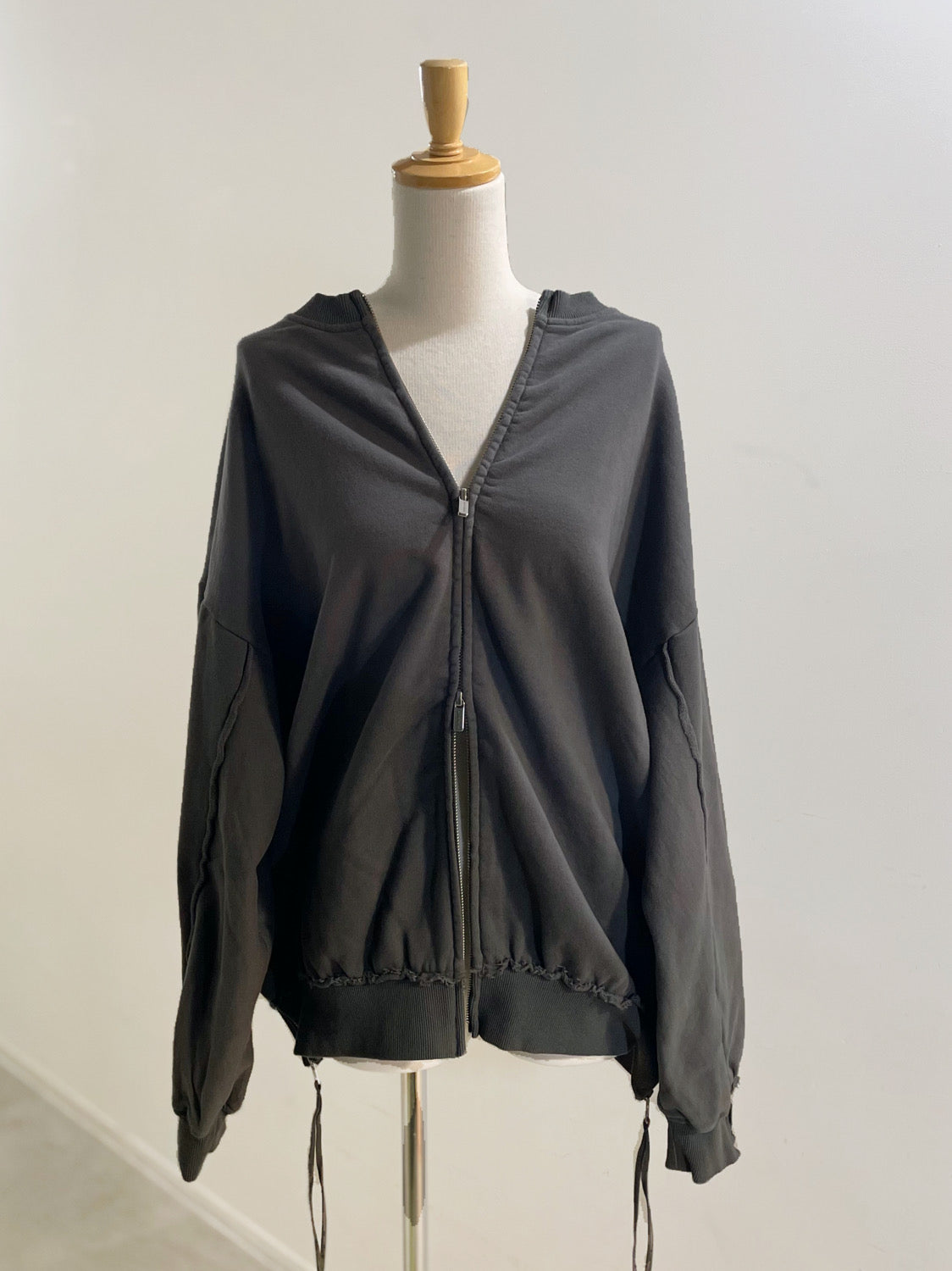 MAISONSPECIAL Multiway Zip Oversized Sweatshirt