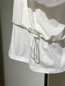 någonstans woven combinatin t-shirt