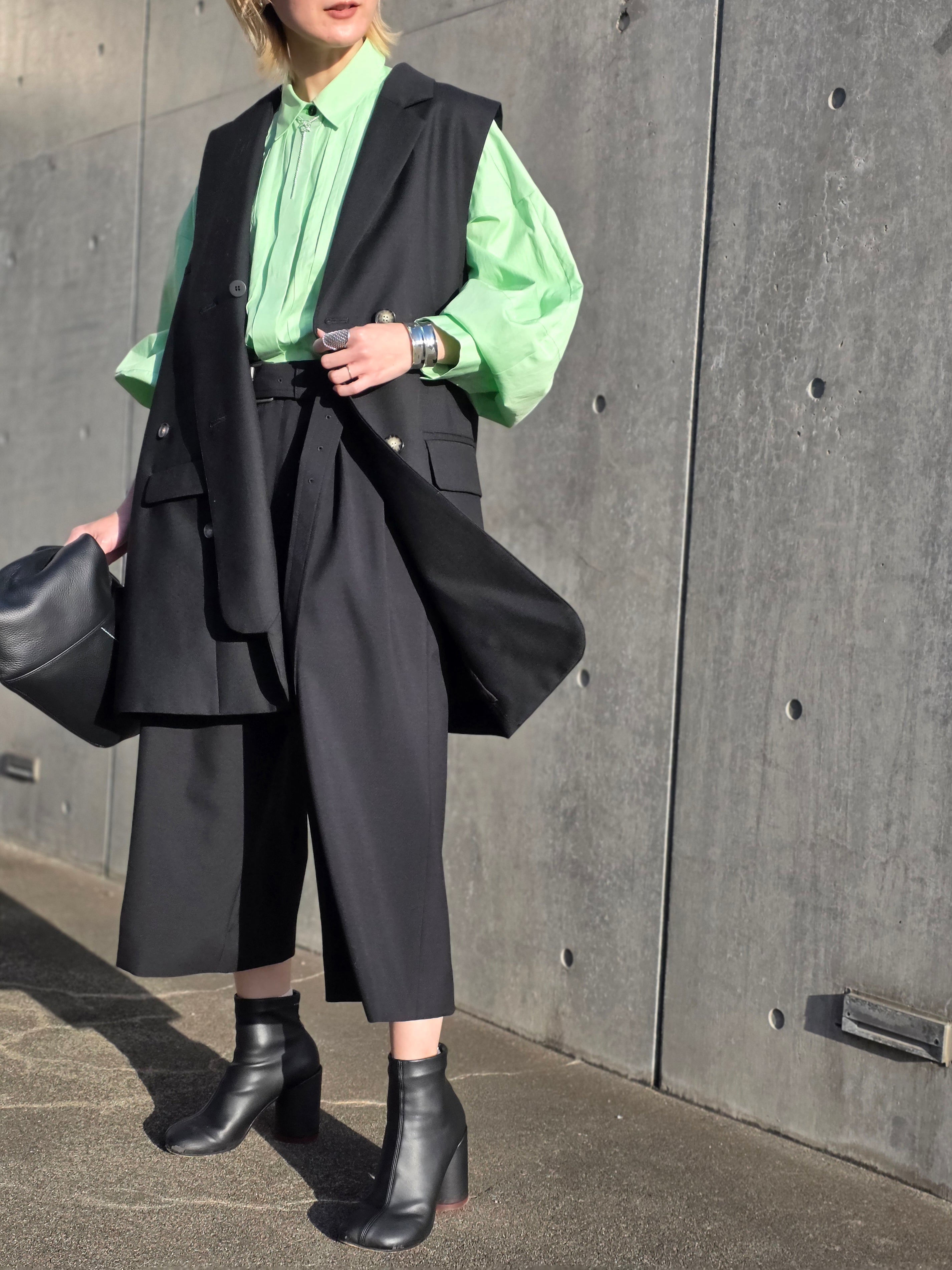 ENFOLD  DOUBLE SUIT VEST