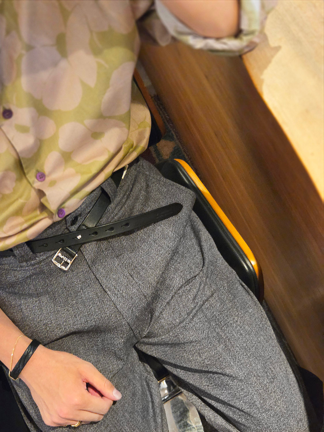 N.HOOLYWOOD × BIG MAC 2262-PT60-026 BLACK CHAMBRAY WORK PANTS