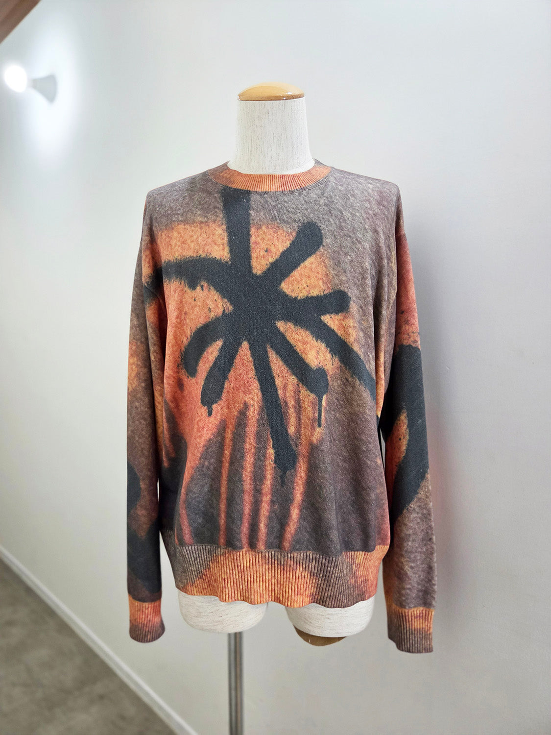 P.A.M. GETTING OVER PRINTED KNIT CREWNECK
