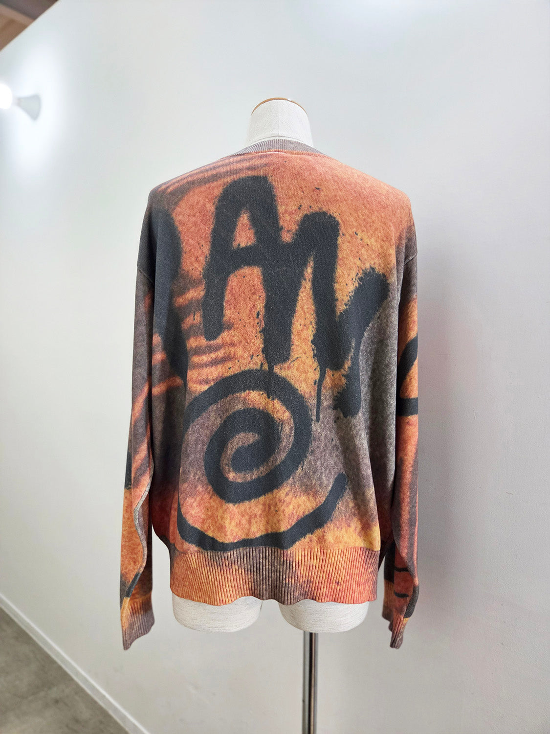P.A.M. GETTING OVER PRINTED KNIT CREWNECK