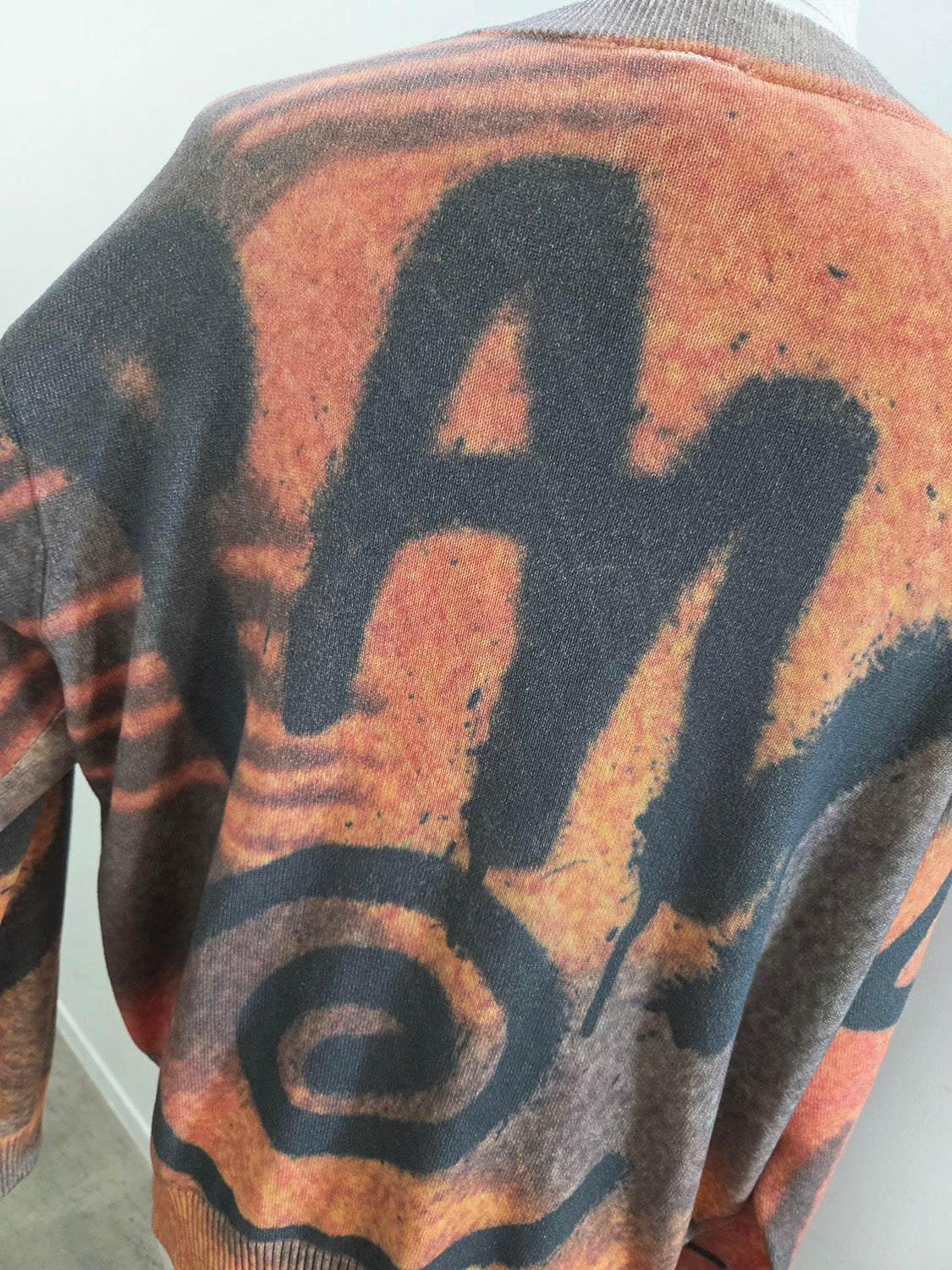 P.A.M. GETTING OVER PRINTED KNIT CREWNECK