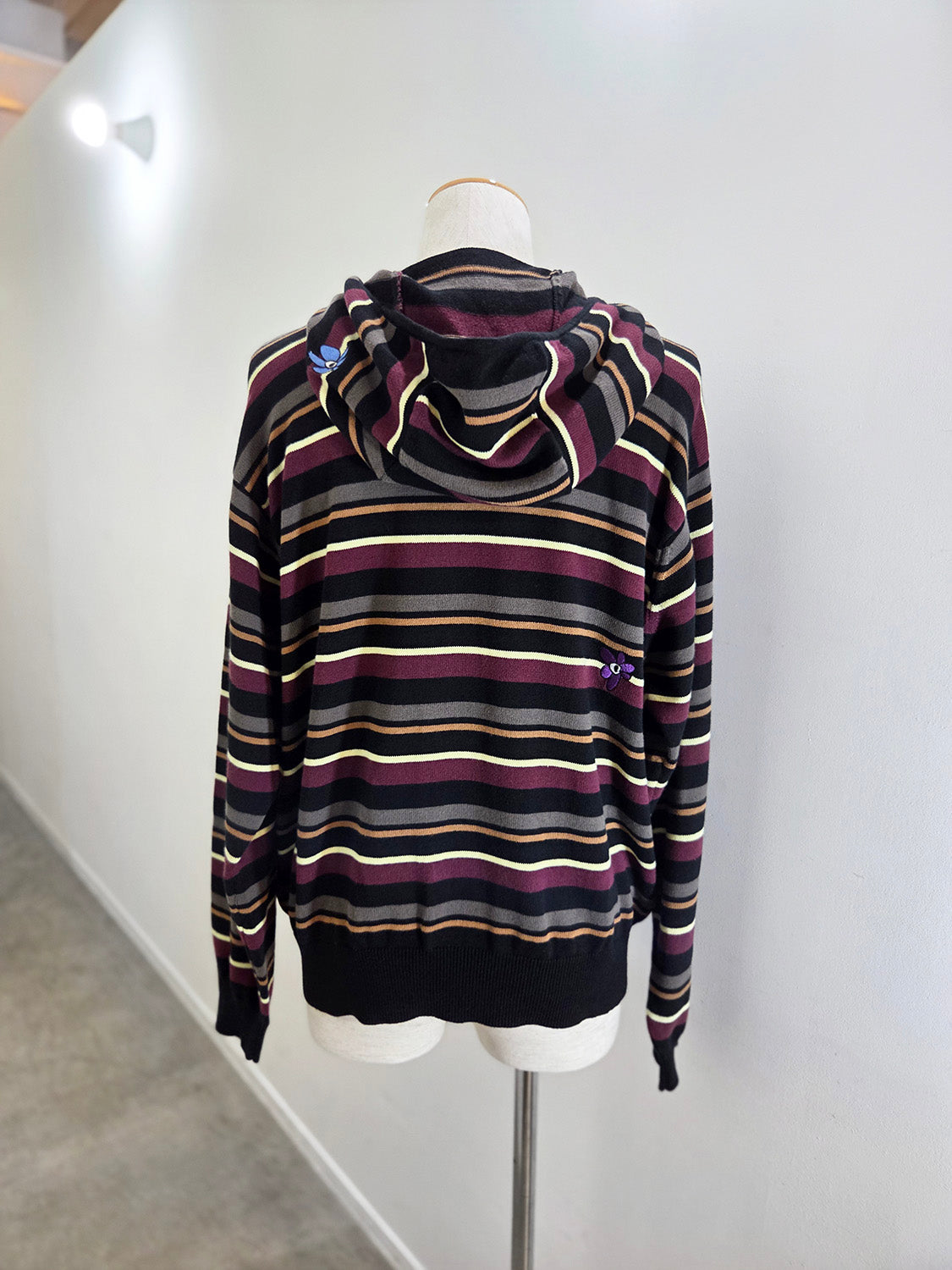 P.A.M. NAMES GO BY HOODED ZIP THRU KNIT