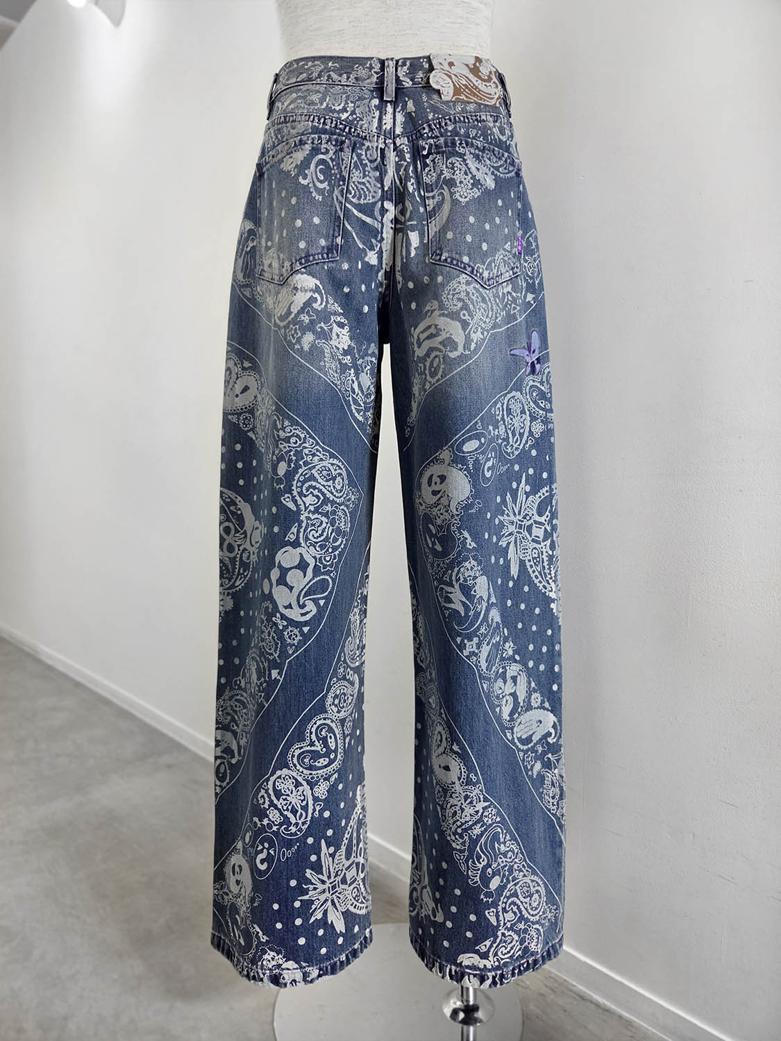 P.A.M COCO BANDANA OVER PRINT JEANS