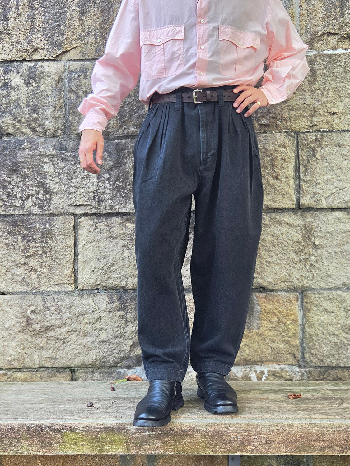 Porter Classic CLASSIC DENIM BEBOP PANTS (WHOLESALE EXCLUSIVE)