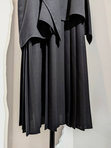 ENFOLD  PEツイル SQUARE DRAPE DRESS