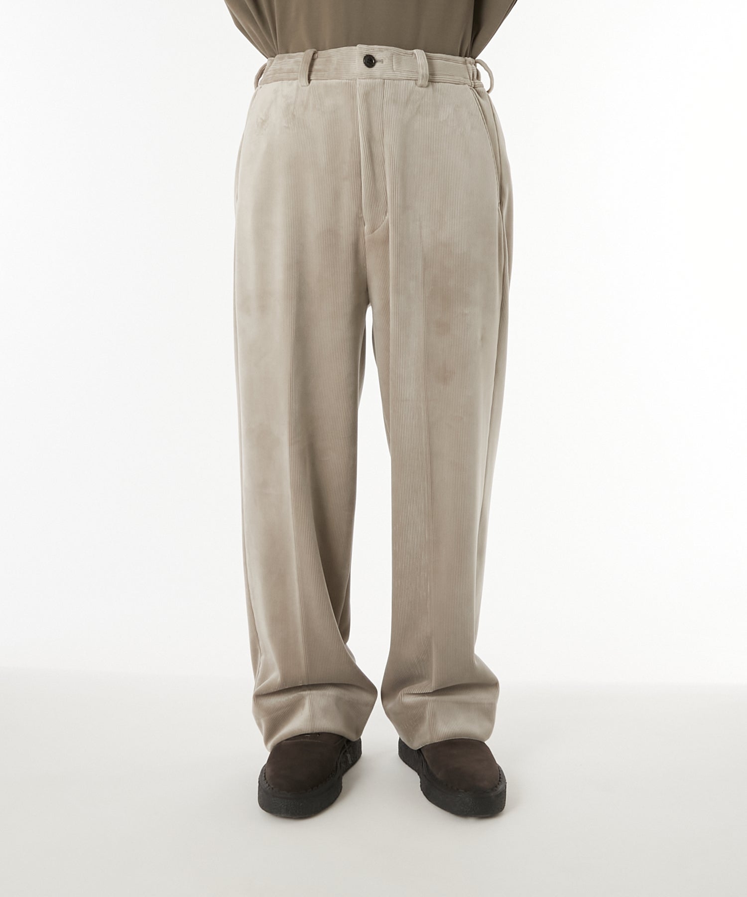 N.HOOLYWOOD 2252-PT20-008 WIDE STRAIGHT TROUSERS