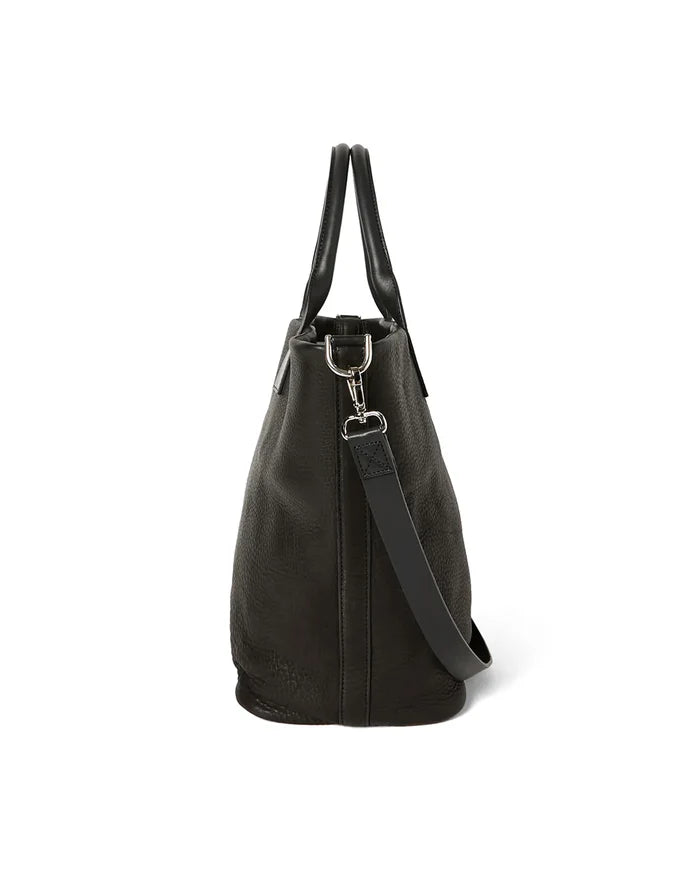 N.HOOLYWOOD 2261-AC02 LEATHER TOTE BAG