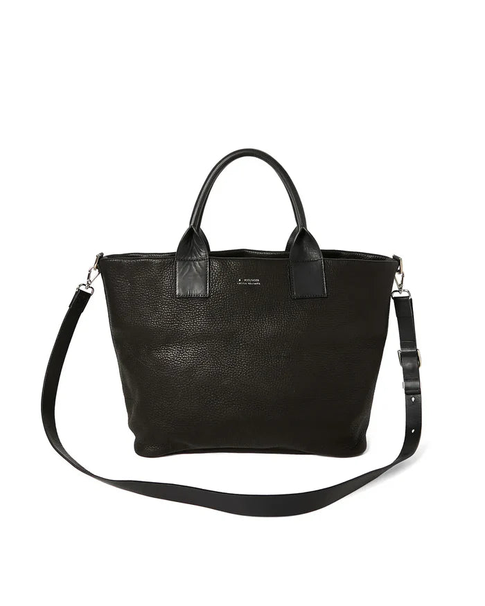 N.HOOLYWOOD 2261-AC02 LEATHER TOTE BAG