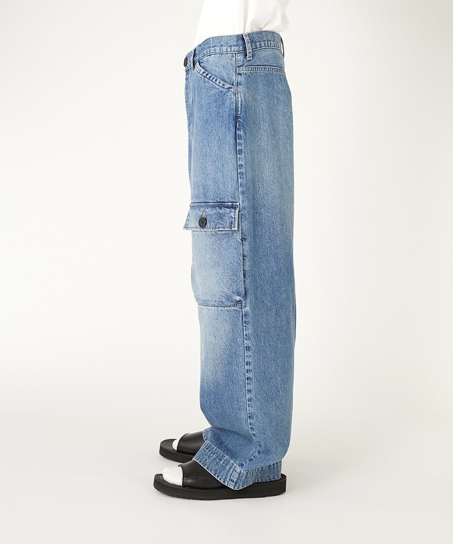 N.HOOLYWOOD 2261-CP22-012-W FLAP-POCKET DENIM PANTS