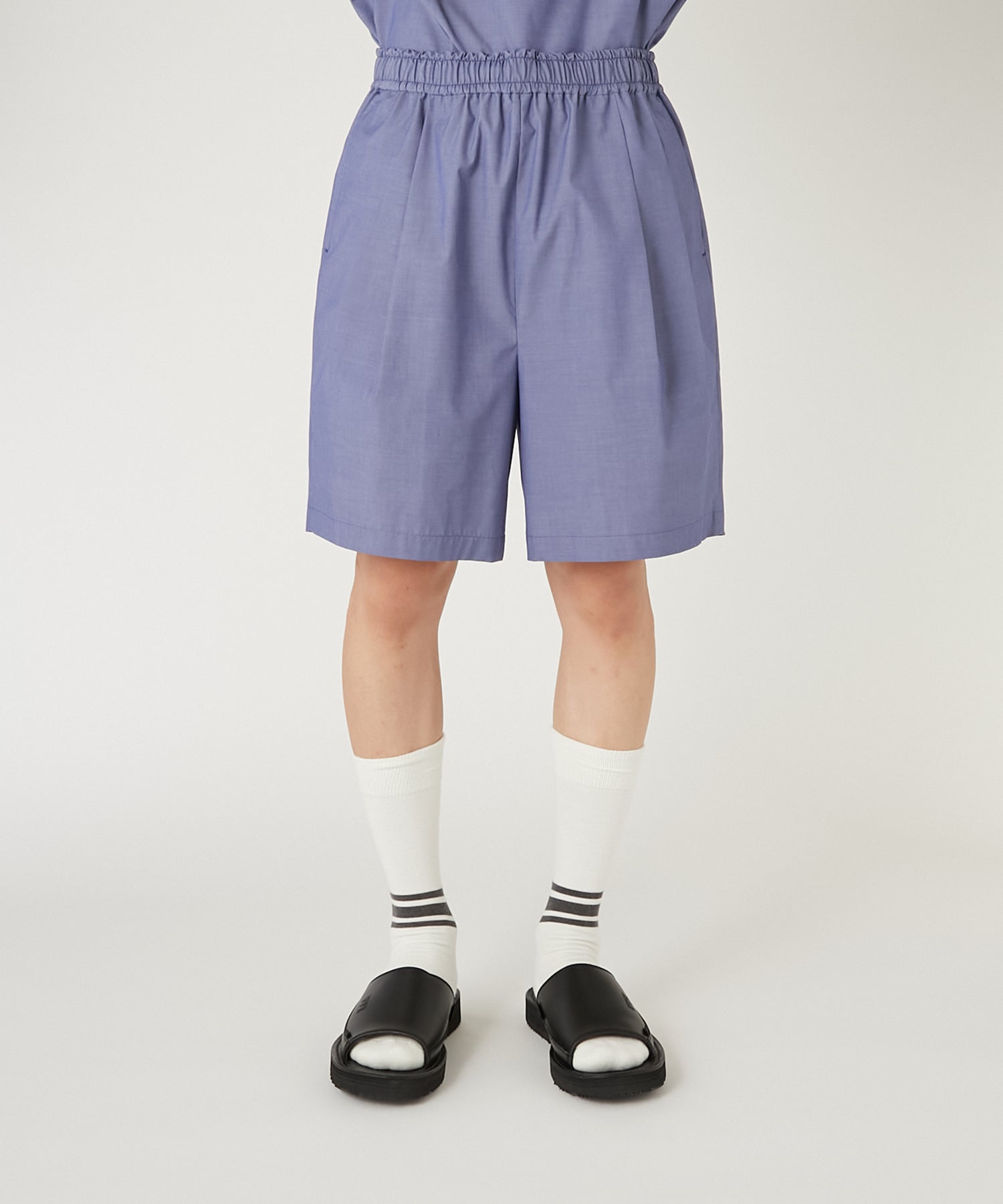 N.HOOLYWOOD 2261-CP50-102 2TUCK EASY HALF PANTS