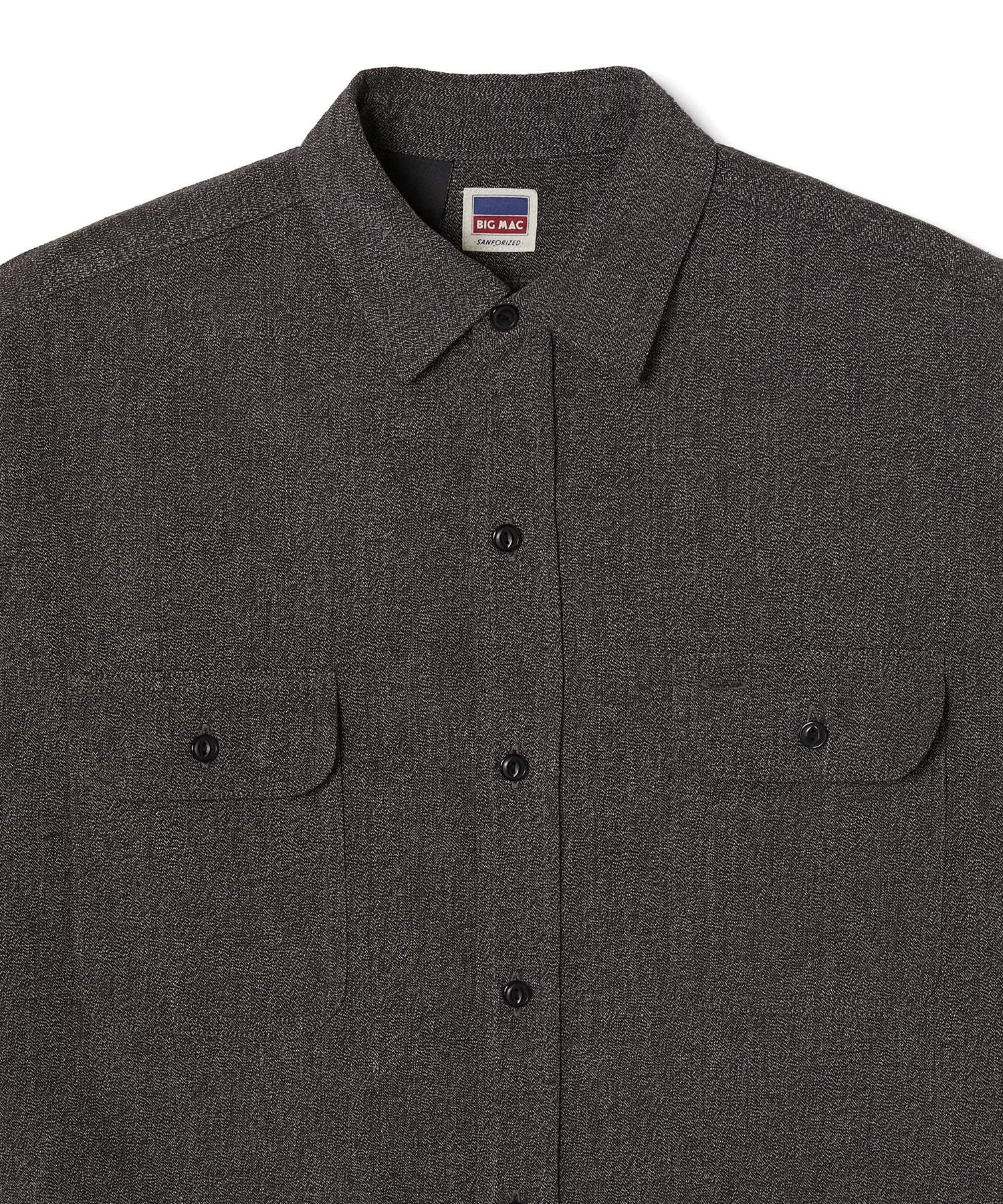 N.HOOLYWOOD × BIG MAC 2262-SH60-026 BLACK CHAMBRAY WORK SHIRT