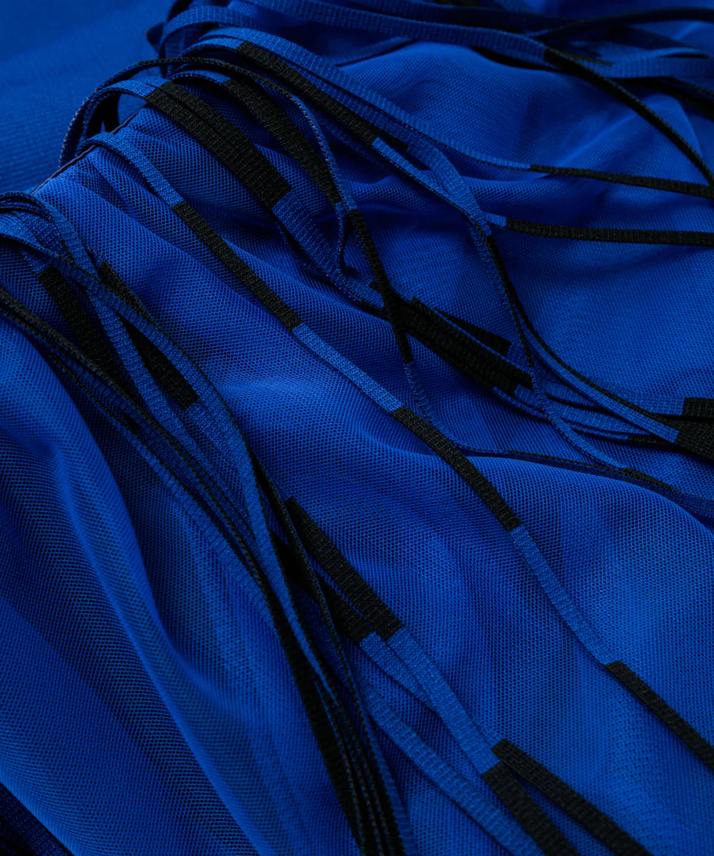 NAKAGAMI フリンジスカート(BLUE / BLACK)