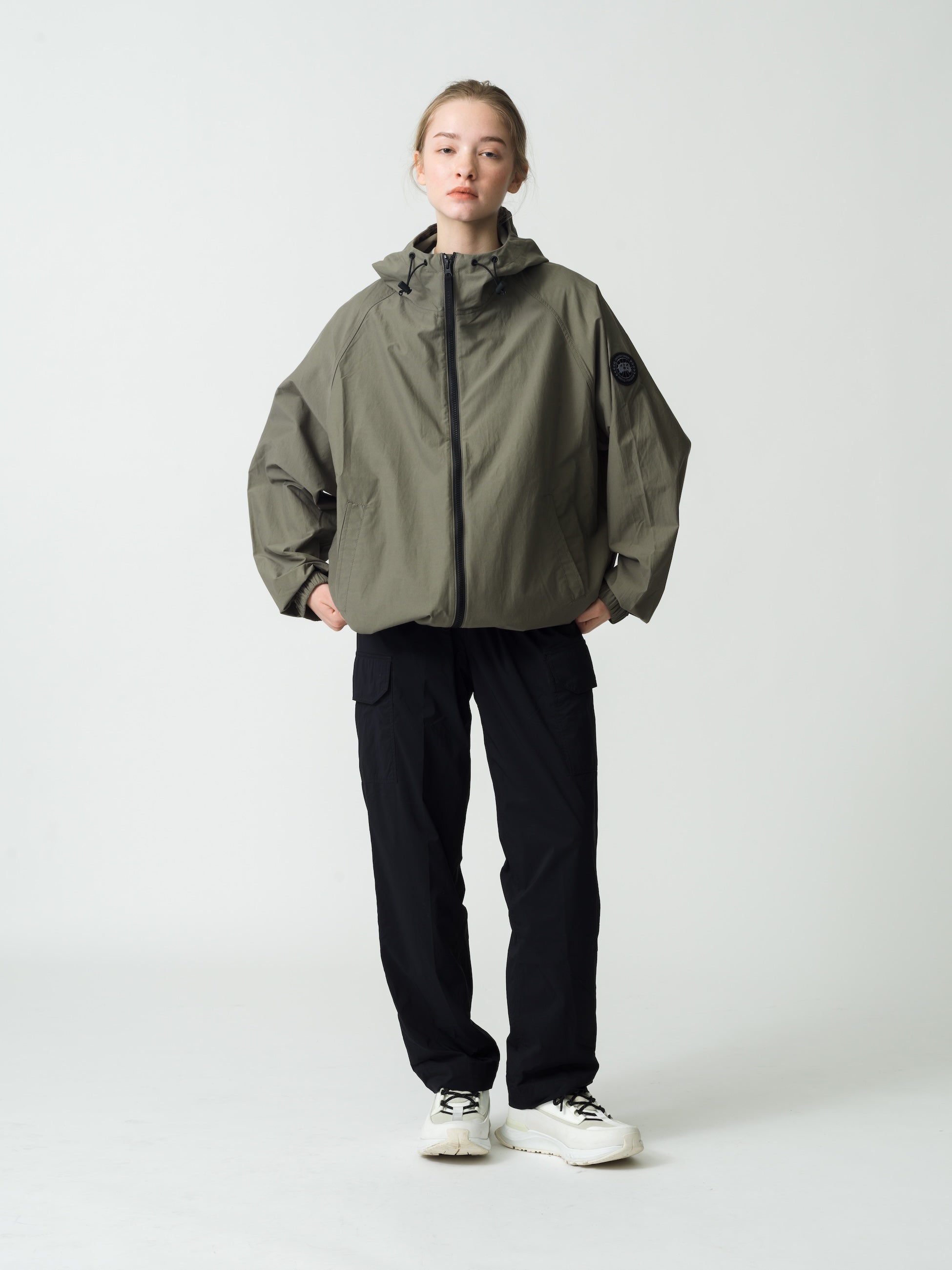 CANADA GOOSE  2469MBA Haynes Wind Full-Zip Hoody Black Label Fusion Fit