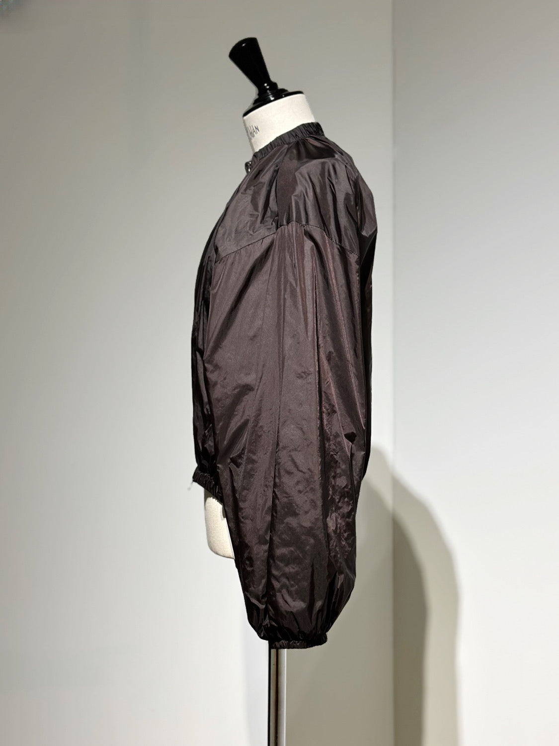 AMOMENTO NECK SHIRRING VOLUME JUMPER