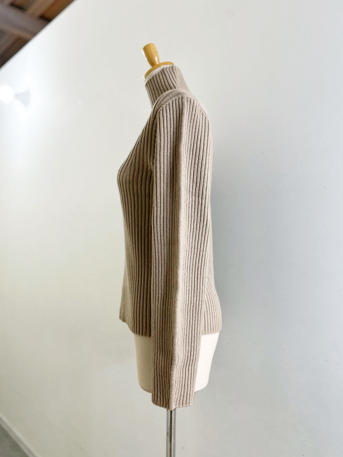 AMOMENTO RIBBED TURTLE PULLOVER