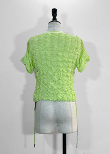 MAISONSPECIAL Shirring T-shirt