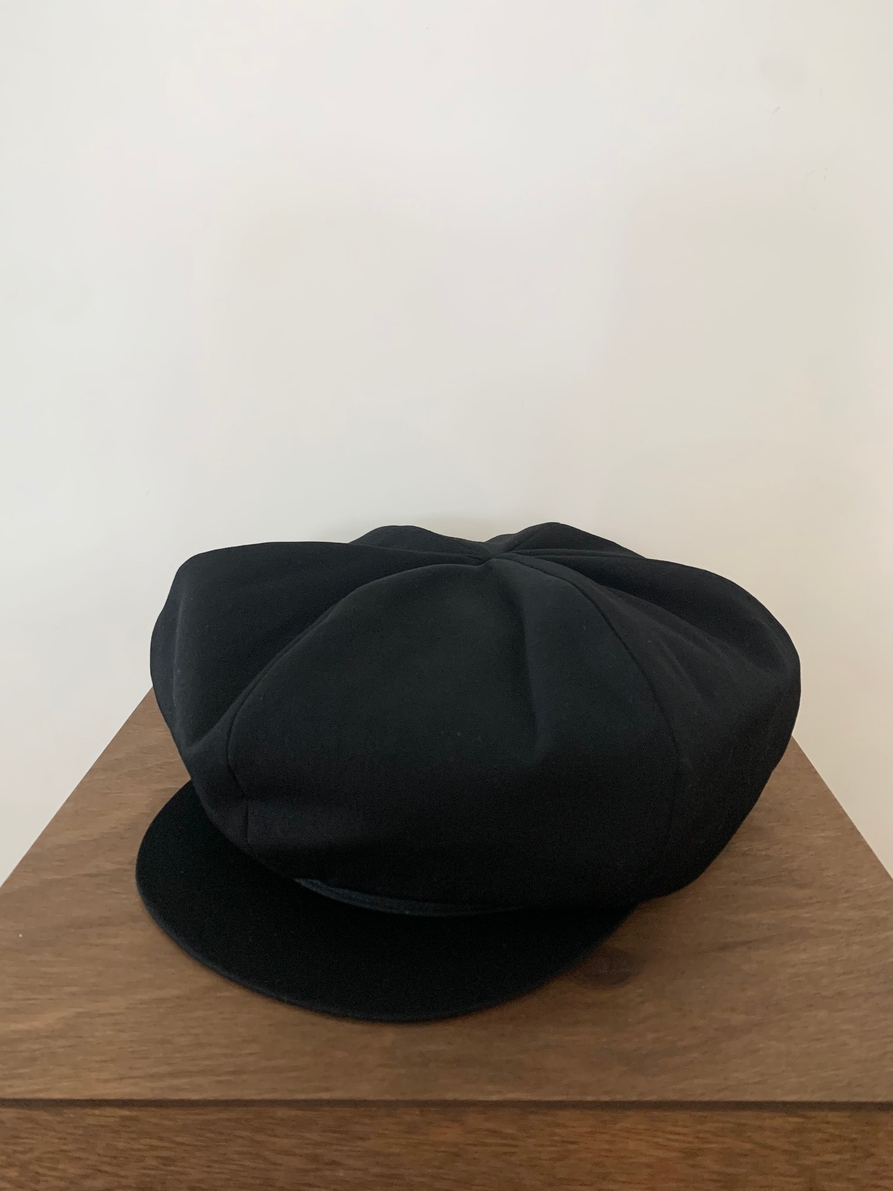 yohji yamamoto HP-H06-100 WOOL GABARDINE CASQUETTE