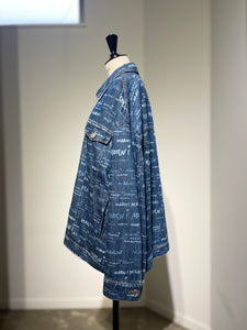 MARNI  GIJD0183A0USCV36 DENIM LOGO JACKET