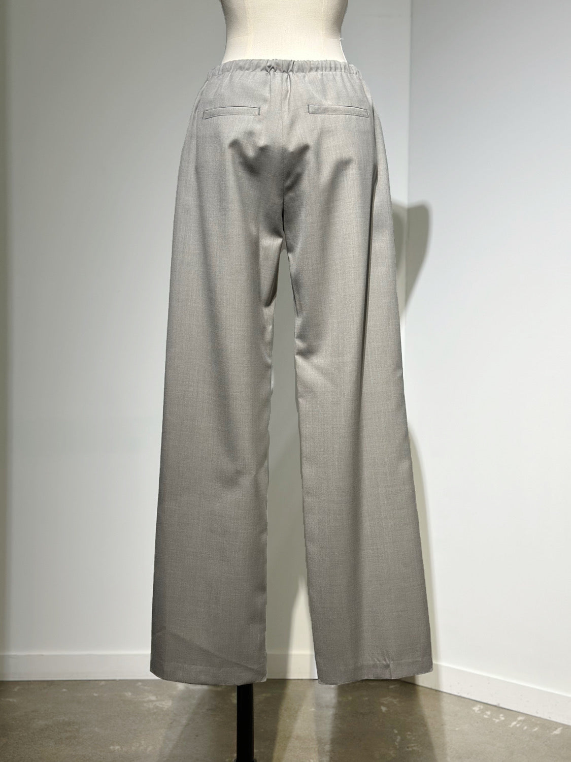 AMOMENTO WOOL BANDING PANTS