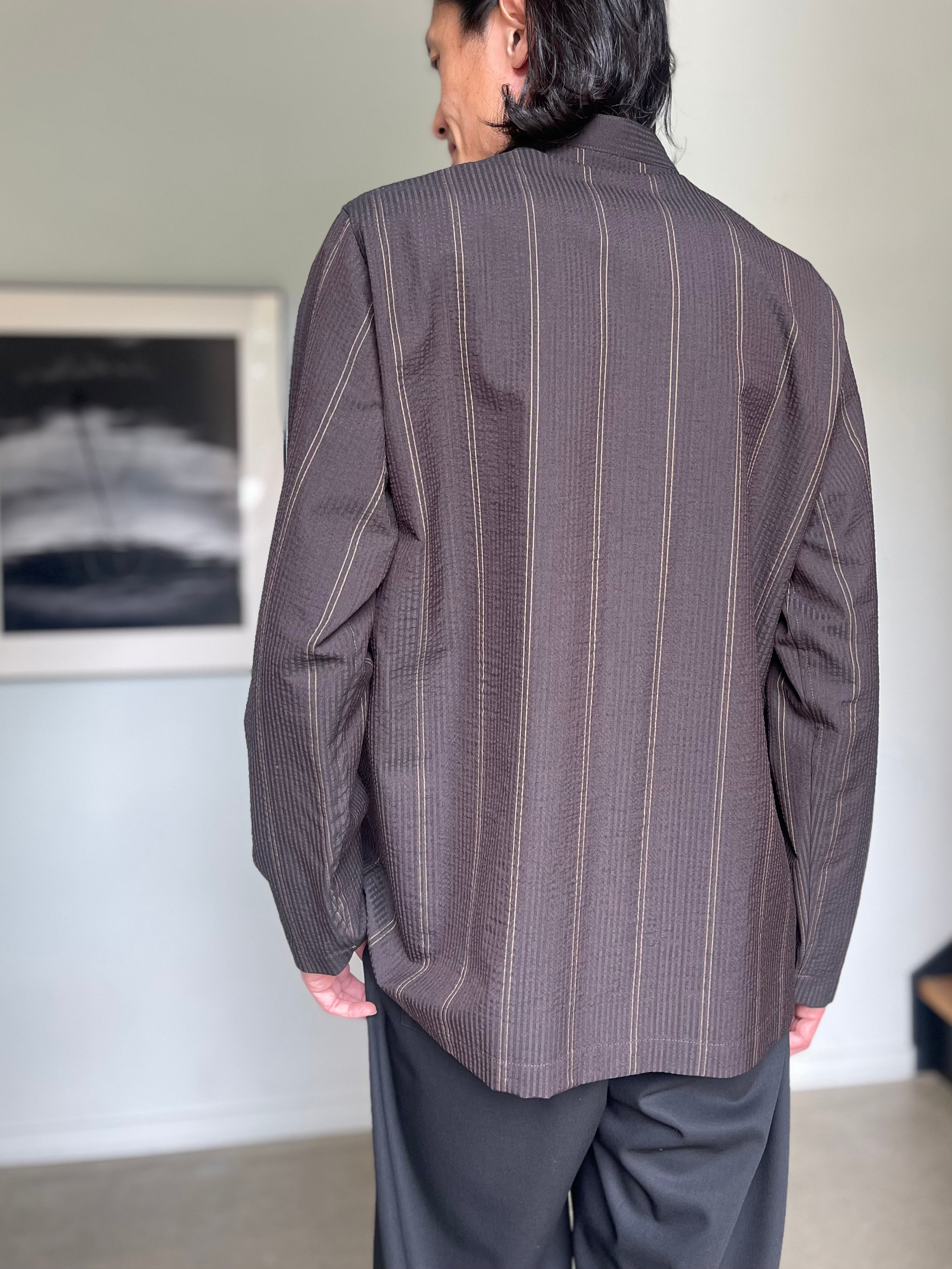 SEEALL  SAU63 SH183 (MK-001)  STAND COLLAR SHIRTS