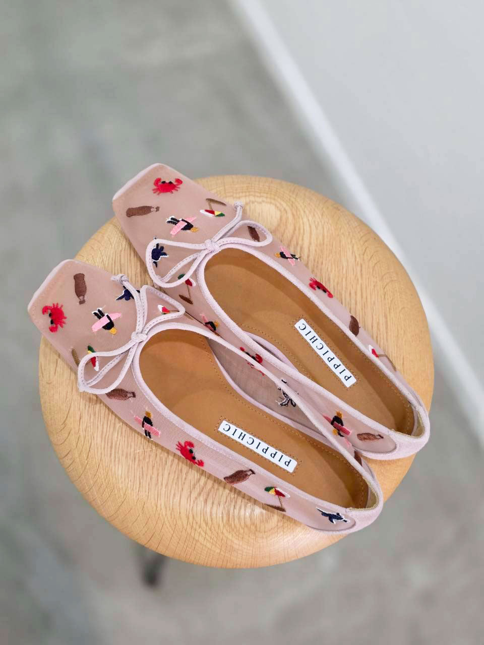 PIPPICHIC  AMBER BALLET EMBROIDERY