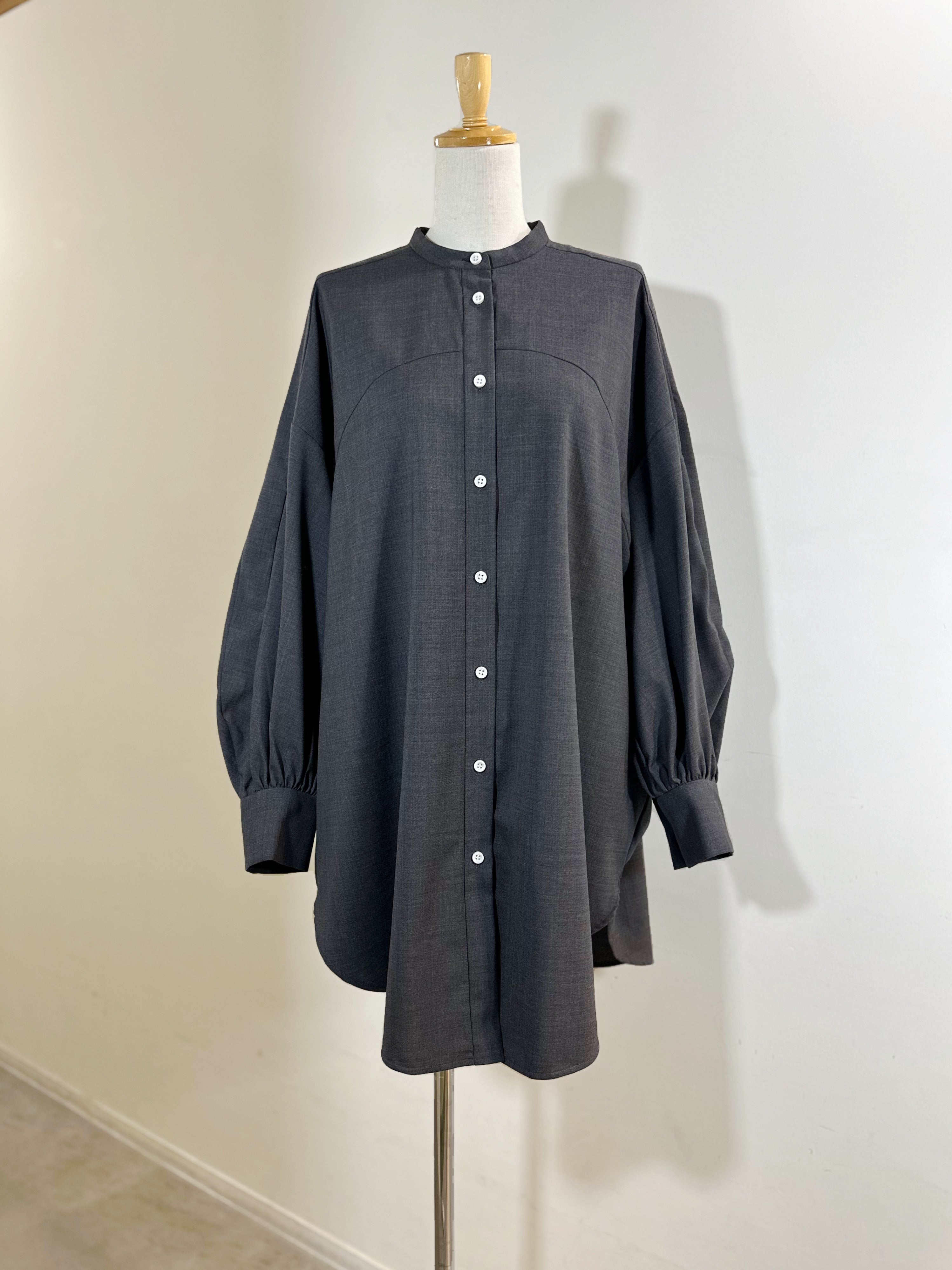 ENFOLD  CIRCLE TUNIC-SHIRT