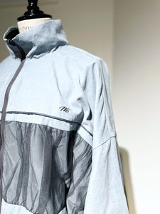 MAISONSPECIAL Reversible Tulle Docking Track Jacket