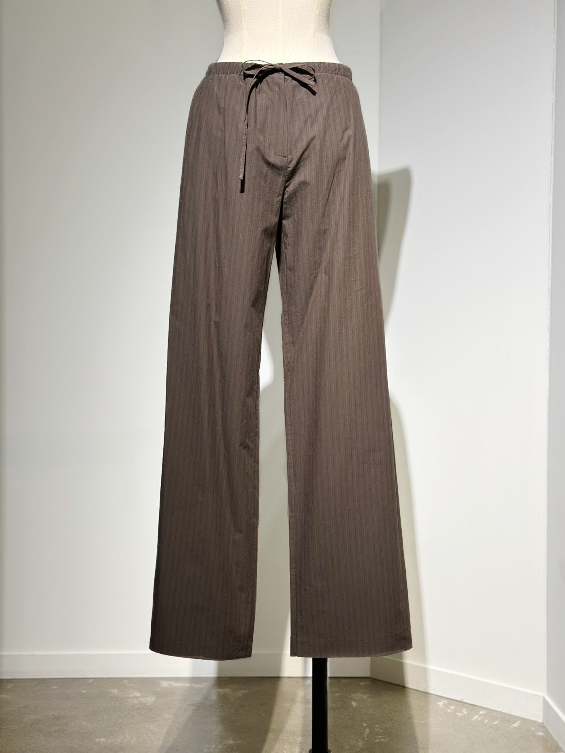 AMOMENTO STRIPE BANDING PANTS