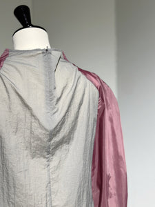 AMOMENTO SHEER NYLON TWO-WAY TOP