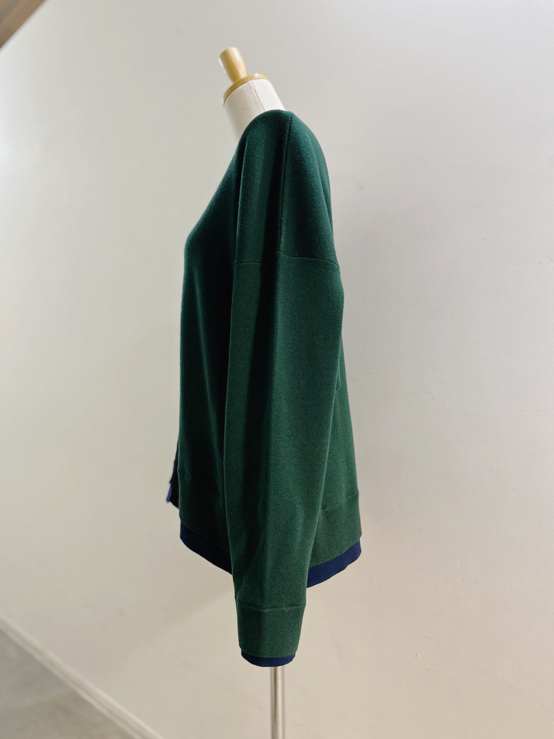ENFOLD FAKE-LAYERED CARDIGAN