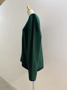 ENFOLD FAKE-LAYERED CARDIGAN