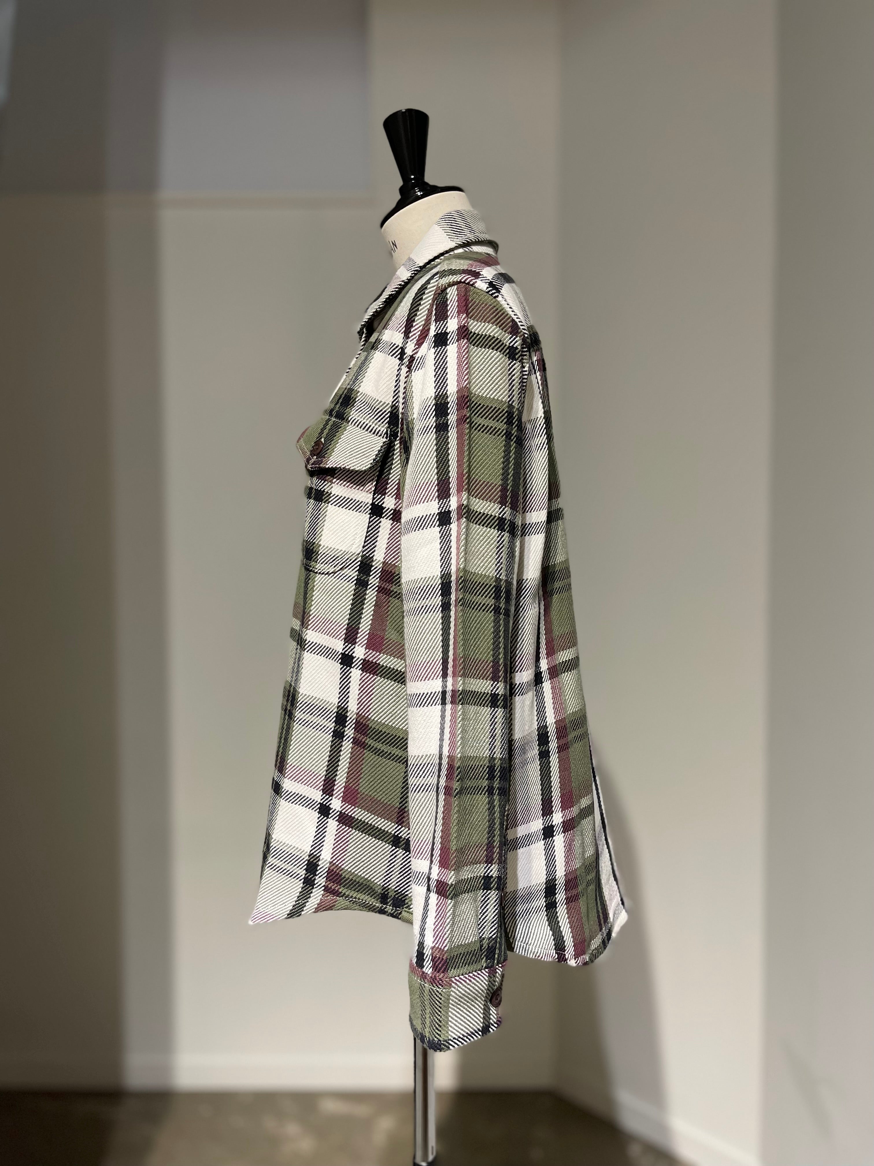 OUTERKNOWN BLANKET SHIRT(OLIVE)