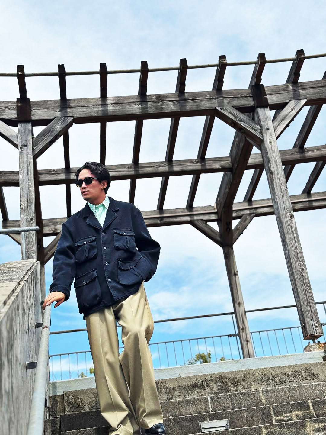 Porter Classic KENDO BINGHAM JACKET