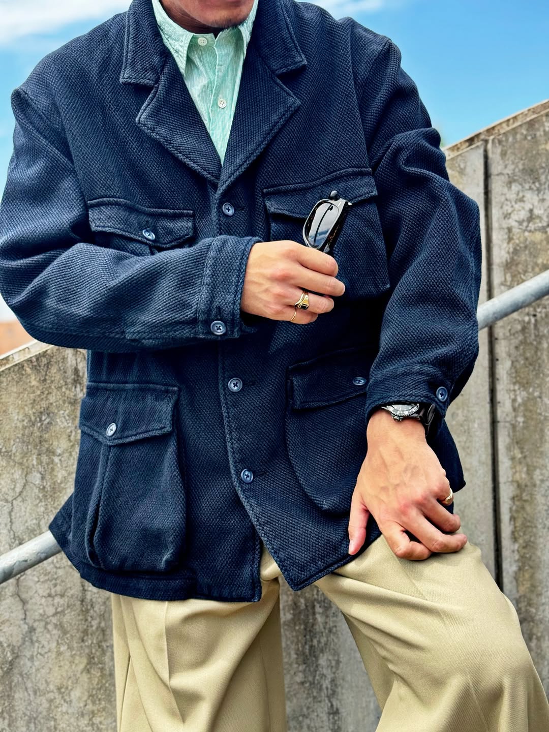 Porter Classic KENDO BINGHAM JACKET