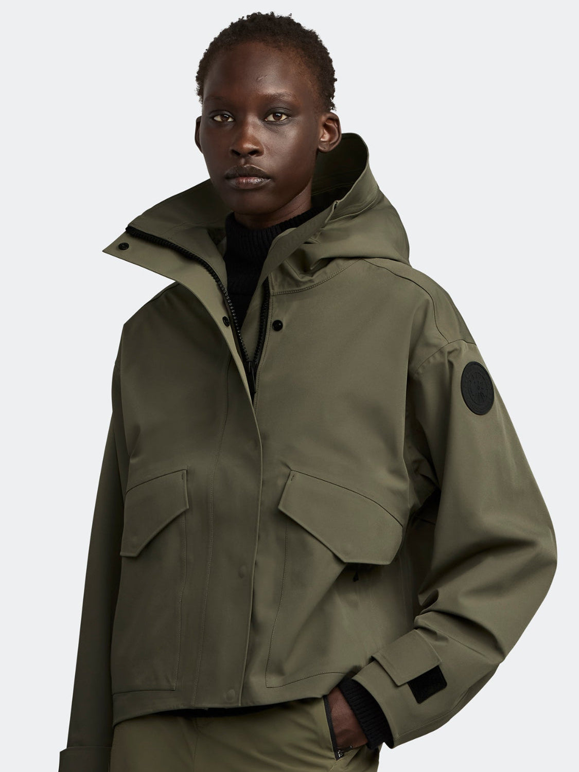 CANADA GOOSE  5632WB Tofino Rain Jacket Black Label