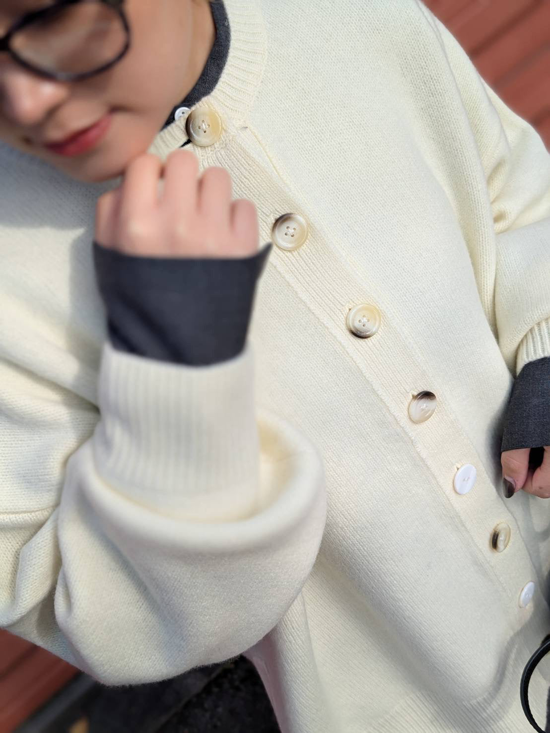 ENFOLD CIRCLE CARDIGAN