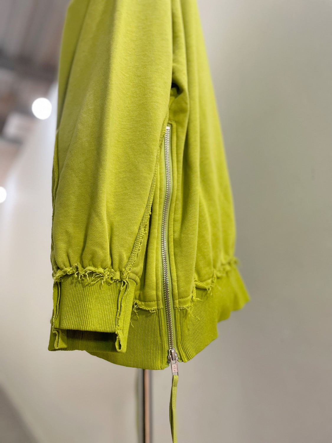 MAISONSPECIAL Multiway Zip Oversized Sweatshirt