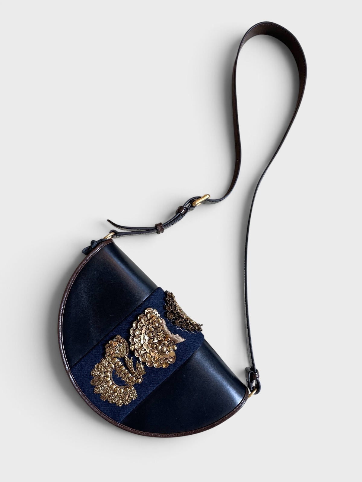 DRIES VAN NOTEN【262-011542】BW262-ARC253-4216 W.L BAG