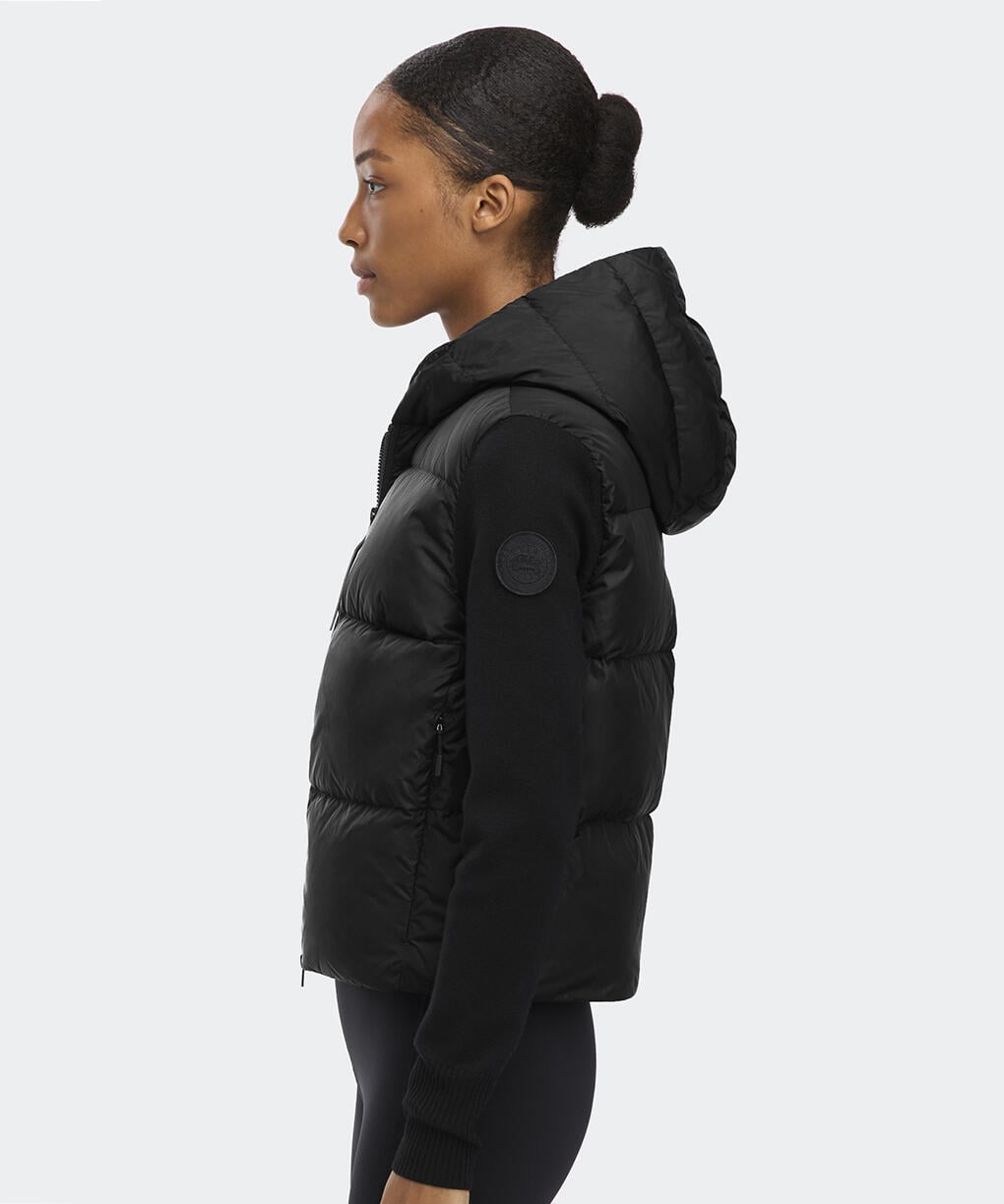 CANADA GOOSE  6507WT HyBridge Wide Quilt Knit Hoodie Tonal Disc (11月上旬入荷予定)