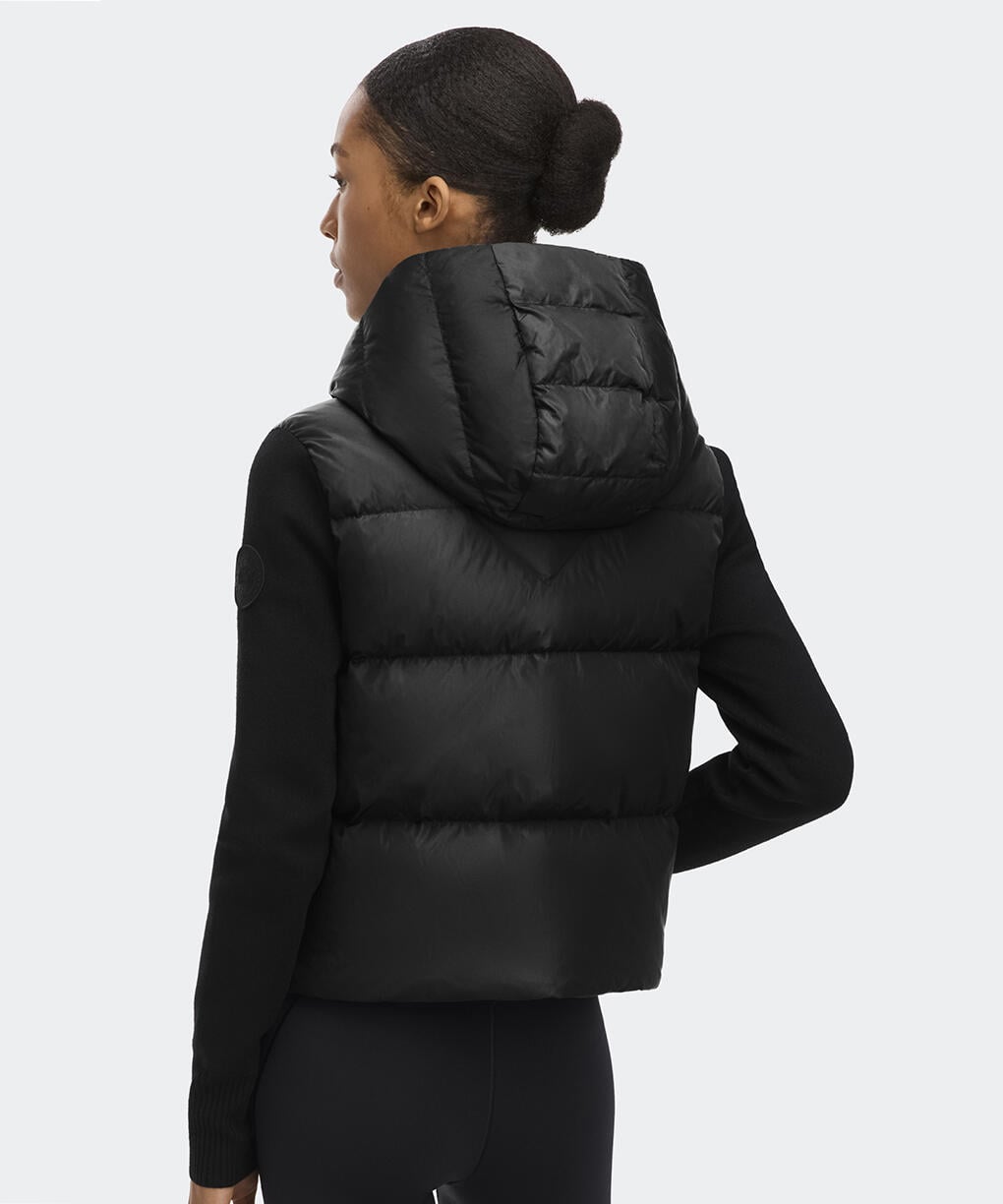 CANADA GOOSE  6507WT HyBridge Wide Quilt Knit Hoodie Tonal Disc (11月上旬入荷予定)
