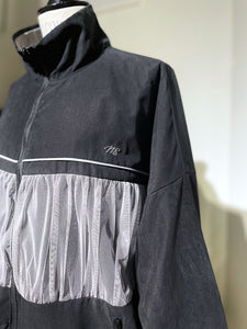 MAISONSPECIAL Reversible Tulle Docking Track Jacket